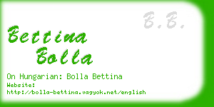 bettina bolla business card
